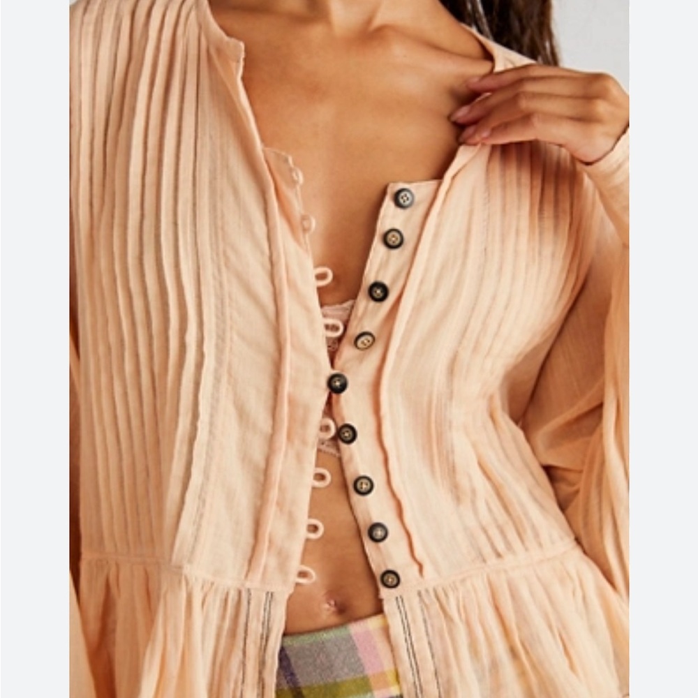 NWT Free People One Bishop Top